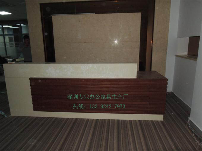 時尚板式前臺廠家直銷，深圳辦公家具